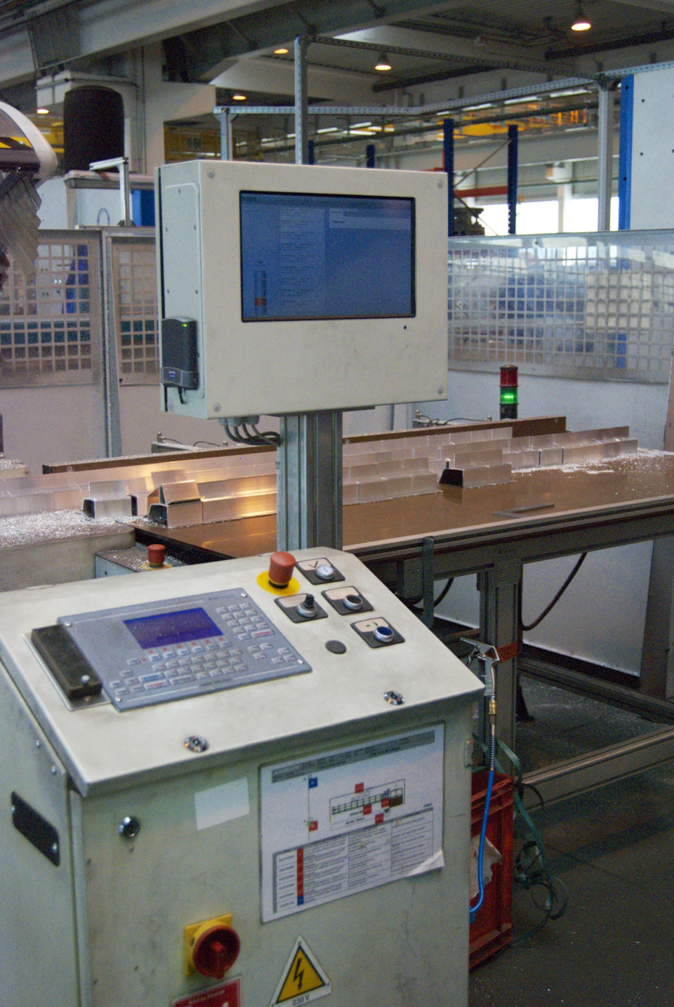 Workstation shop floor control screens