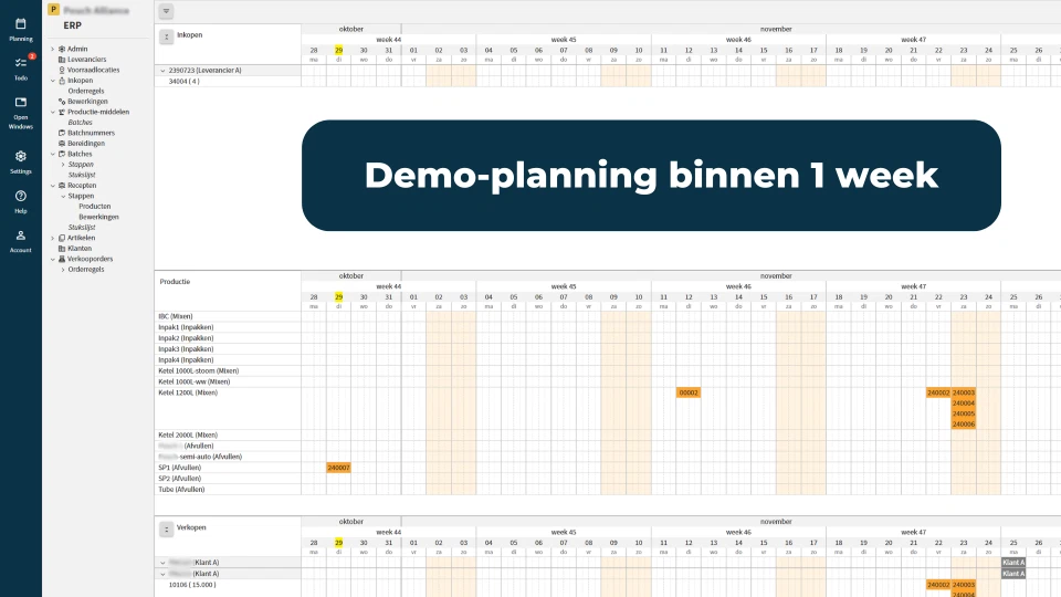 Productieplanning in Excel vervangen